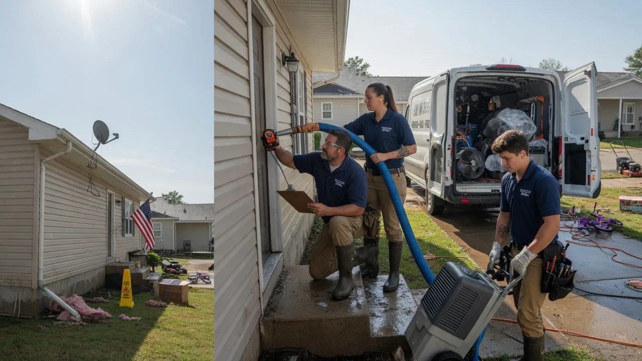 Ceiling Water Damage Restoration in Saraland, AL near me